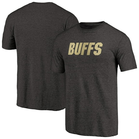 Men's Black Colorado Buffaloes Auxiliary Logo Tri-Blend T-Shirt