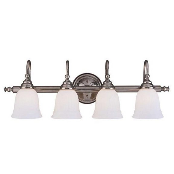 4 Light Bath Bar-Traditional Style with Transitional Inspirations-9 inches Tall By 31 inches Wide-Chrome Finish Bailey Street Home 159-Bel-4422470