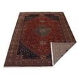 thumbnail image 4 of Rugsotic Carpets Hand Knotted Persian, Oriental Wool Floor Area Rug For Living Room Bedroom, Rust, 9'x12', 4 of 5