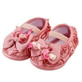thumbnail image 3 of Huowey Newborn Baby Shoes Fashion Soft Sole Newborn Shoes Pearl Dress Flower Princess Shoes Newborn Shoes Trendy Footwear, 3-6 Months, 3 of 6