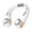 White WH, variant on Portable Neck Fan Hands Free Bladeless 3 Speed USB Rechargeable Personal Cooling Headphone Style Lightweight Quiet Wearable Airflow for Outdoor Indoor Office Travel Gym Camping