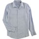 thumbnail image 1 of Tasso Elba - Camisa con botones de lino teñido cruzado para hombre, azul, extragrande, 1 of 1
