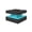 Black-Small, variant on Hironpal Gray LED Coffee Table for Living Room,31" Living Room Center Table,2-Tier Square Modern Table with Storage,Gray
