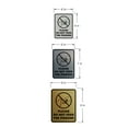 thumbnail image 6 of Signs ByLITA Portrait Round Please Do Not Feed the Pigeons ABS Plastic | Laser Engraved | Easy Installation | Elegant Design Sign (Black) - Large, 6 of 7