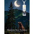 thumbnail image 5 of Dorunmo Mountain Necklace for Women 925 Sterling Silver Bear Mountain Pendant Necklace Nature Jewelry Gift for Skiers Hikers Campers Climbers and Nature Lovers, 5 of 10