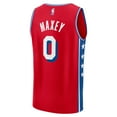 thumbnail image 3 of Men's Fanatics Tyrese Maxey Red Philadelphia 76ers Fast Break Replica Player Jersey - Statement Edition, 3 of 3