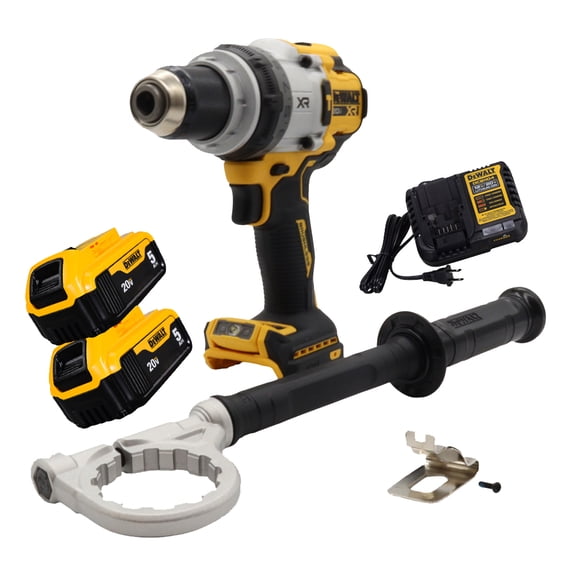 DeWalt DCD1007B 20V MAX XR 1/2" Cordless Hammer Drill with (2) 5Ah Batteries