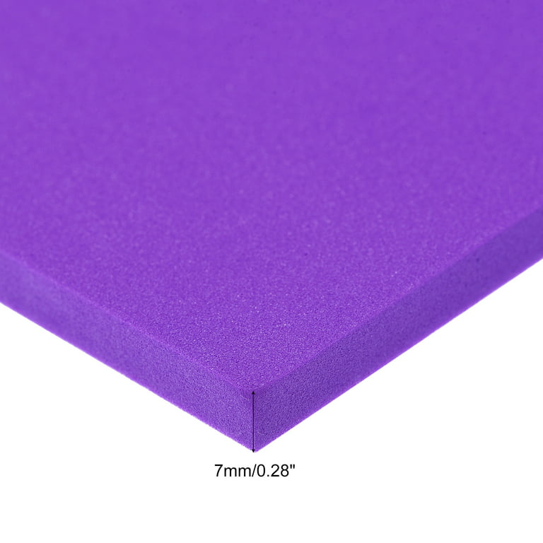 Blue EVA Foam Sheets 10 x 10 Inch 7mm Thickness for Crafts DIY Projects, 4  Pcs
