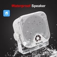 thumbnail image 4 of Altavoces exteriores Herdio Waterproof de 4 pulgadas para barco (4 blancos), 4 of 8