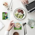 thumbnail image 1 of RYLABLUE Merry Christmas Set of 8 Coaster for Drinks, Absorbent Ceramic Stone Coasters Cup Mat with Cork Base for Home Kitchen Room Coffee Table Bar Decor, 1 of 4