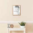 thumbnail image 4 of ArtToFrames 13" x 17" Gold And Stained Brown Picture Frame, 13x17 inch Gold Wood Poster Frame (WOM-4766), 4 of 8