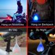 thumbnail image 3 of Luz de bicicleta con forma de bola trasera de silicona, creativas luces de advertencia de seguridad nocturna para ciclismo., 3 of 5