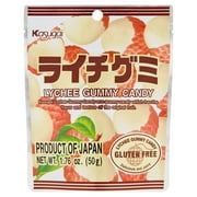 Kasugai Lychee Gummy Candy, 1.76 oz, 12 pack