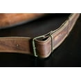 thumbnail image 3 of Cuero Bags Unisex Adjustable Straps Leather Messenger Bag, Brown, 1-Piece, 3 of 7