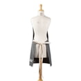 thumbnail image 2 of 28" x 28" Gray and Beige  Fresh Stripe Pantry Modern Style Apron, 2 of 4