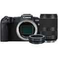 thumbnail image 1 of Canon EOS RP Mirrorless Camera with RF 24-240mm Lens, 26.2MP Full Frame Digital Camera, 4K Video Bundle with Adapter (International Model), 1 of 8