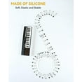 thumbnail image 4 of Piano Notes Guide for Beginner, Removable Piano Keyboard Note Labels for Learning, 88-Key Full Size, Made of Silicone, No Need Stickers, Reusable and Comes with Box (Classic Black）, 4 of 5