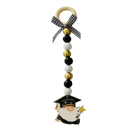 

2PC Home Decor Faceless Doll Graduation Season 9 Beads And Rings Hanging String Decoration Pendant Room Decor Wall Bedroom