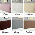 thumbnail image 3 of Durable Solid Color Home Back Chair Cover Bed Head Covers Bed Headboard Cover Dustproof Slipcover COFFEE L FOR180-200CM, 3 of 8