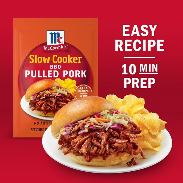 McCormick Slow Cooker Pulled Pork Seasoning for Breakroom