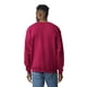 thumbnail image 3 of Sudadera Gildan unisex de forro polar con cuello redondo para adulto, color rojo cardenal, 3 of 6