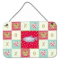 Carolines Treasures CK5489DS812 Moonlight Gourami Love Wall or Door Hanging Prints 8x12 multicolor