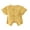E272-Yellow, variant on hengsof Girls Fashion Back Bow Top Solid Color Cotton Breathable Short Sleeve Round Neck Casual Summer Cute Tee 12 Months-9 Years
