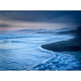 thumbnail image 2 of Collins, Ann 24x19 White Modern Wood Framed Museum Art Print Titled - USA-California-Cambria Dusk at Moonstone Beach, 2 of 4
