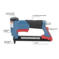 thumbnail image 3 of Grapadora Neumática, Pistola Grapadora De Aire Con Boca De Clavo Extendida De 2 Pulgadas De Alta Eficiencia De Liberación Rápida Para Sitio De Construcción De Carpintería, 3 of 7