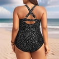 thumbnail image 5 of GDREDA Swimwears - Plus Size Retro Swimsuit Full Coverage Bathing Suit for Outdoor Holiday Everyday Wear OTHER,XXXXL, 5 of 5
