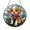 Acrylic 3.5 Inch, variant on Winter Animal Stained Glass Window Decor, Christmas Puppy Suncatcher With Calm Seasonal Mood