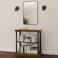 thumbnail image 6 of Design House Isla Rounded Corner Wall Mirror with Black Frame, 30-Inch by 20-Inch, 2-Pack, 6 of 14
