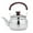 Silver, variant on Kettle Tea Teapot Steel Stainless Pot Water Whistling Stovetop Boiling Stove Metal Coffee Gas Kettles Hot Classic