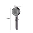thumbnail image 3 of Shower Head With Handheld Shower High Pressure Handheld Showerhead Hard Water High Pressure 8 Spray Modes Handheld Shower For The Elderly Rainfall Shower Head, 3 of 8