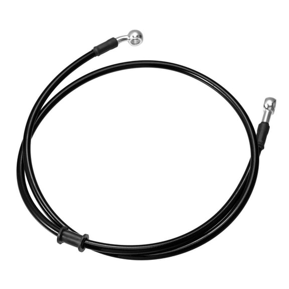 120cm 47.24" 10mm Motorcycle ATV Dirt Bike Brake Clutch Oil Hoses Line Pipe Clutch Throttle Gas Line Fuel Pipe Black