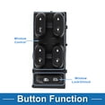 thumbnail image 3 of Interruptor de ventana eléctrica Unique Bargains No. 5L1Z14529AA para el lado del conductor delantero, control de ventana para Ford Expedition F-150 Crown Victoria Negro, 3 of 7
