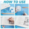 thumbnail image 3 of 33FT/10M Book Repair Tape Clear Strong Adhesive Book Tape Acrylic Essential Repair Tape 7x0.03cm, 3 of 9