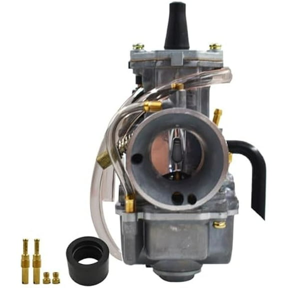 Carburetor with Intake Boot for Kawasaki KX80/KX85/KX100/KX125 | compatible with KX80/KX85/KX100/KX125 2stroke dirt bikes; includes intake boot; 2stroke diaphragm/slide design