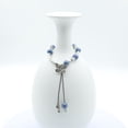 thumbnail image 3 of Bohemian Blue Ceramic Bracelet Charms, Stainless Steel, 3 of 4