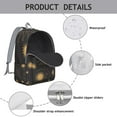 thumbnail image 4 of Gothic Celestial Sun and Moon Backpack, Waterproof School Bag with Starry Night and Witchy Aesthetic, 4 of 5