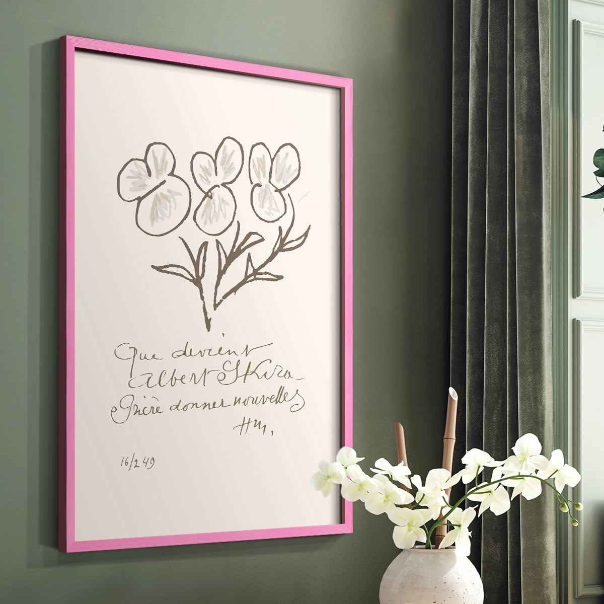 Matisse CCXLII in Solid Wood 8 x 10 Framed Print