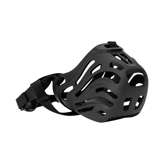 Breathable Dog Muzzle Anti-Bite Training Mask for 7.5-10kg Small Dogs, Pet Dog Muzzle Hollow Design for Outdoor Walking Safety