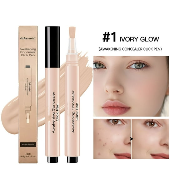 Kokovifyves Press The Concealer Pen Clear Natural Nude Makeup and Brightens The Face Concealer Pen
