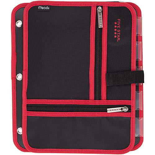 five star 3 ring binder ready expanding file, 250sheet capacity, assorted colors, color selected for you, 1 count (35096)