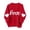 Red-R, variant on Valentine Sweatshirts For Kids Crew Neck Long Sleeve Cute Print Pullover Tops Casual Loose Stylish Clothes (1-2 Years, Red-R)