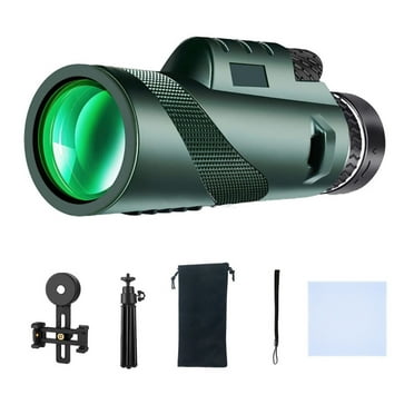 GJX Monocular Telescope,High Power Waterproof  Night Vision Monocular,Portable 10x42 Anti-Slip Low Night Vision Monocular