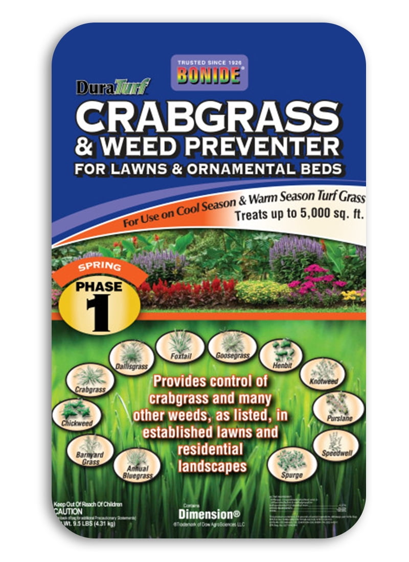 60407 Crabgrass & Weed Preventer With Dimension R, 4-Lbs. - Quantity 1