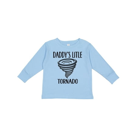 

Inktastic Daddys Little Tornado Outfit Boys Gift Toddler Boy Girl Long Sleeve T-Shirt