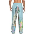 thumbnail image 3 of Balery Men'S A Funny Little Dalmatian Puppy Pants,Sleepwear Pants,Pajama Pants,Pj Bottoms Drawstring And Pockets-Small, 3 of 9