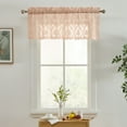 thumbnail image 3 of THD Bella Floral Sheer Rod Pocket Valance - 54 W x 18 L, 3 of 6